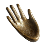 Empty-pocket brass hand