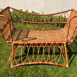 Wicker cradle