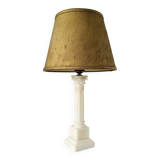 Lampe italienne en albâtre sculpté