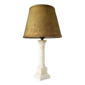Italian carved alabaster lamp