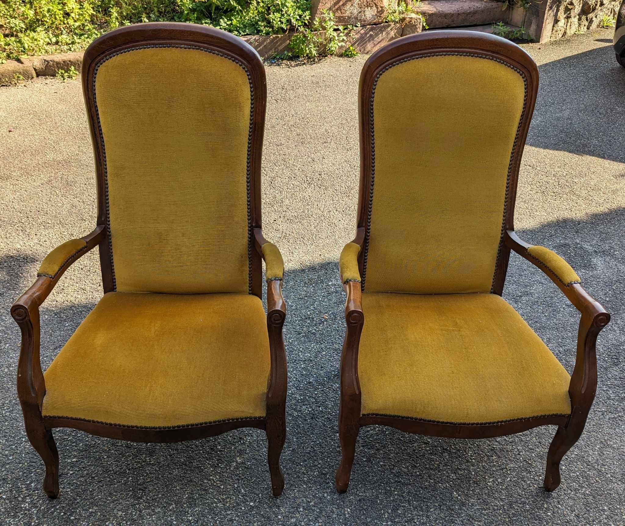 Voltaire armchairs