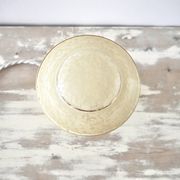 Clichy glass table lamp with a golden trim