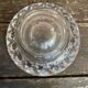 Série 4 bougeoirs anciens luminarc verre moulé années 70 vintage