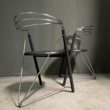 A pair of 'Post Modern' 1980's desk chairs/side chairs.