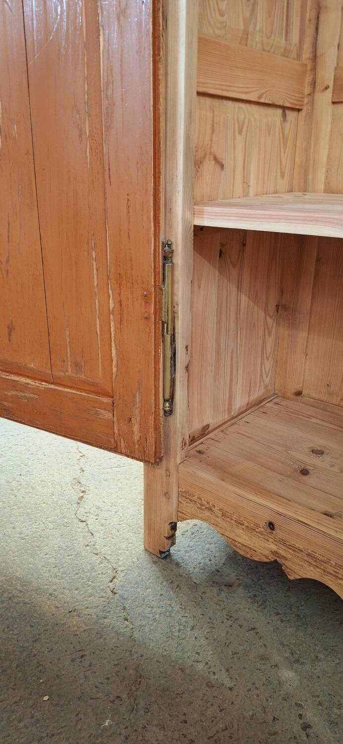 Antique fir wardrobe