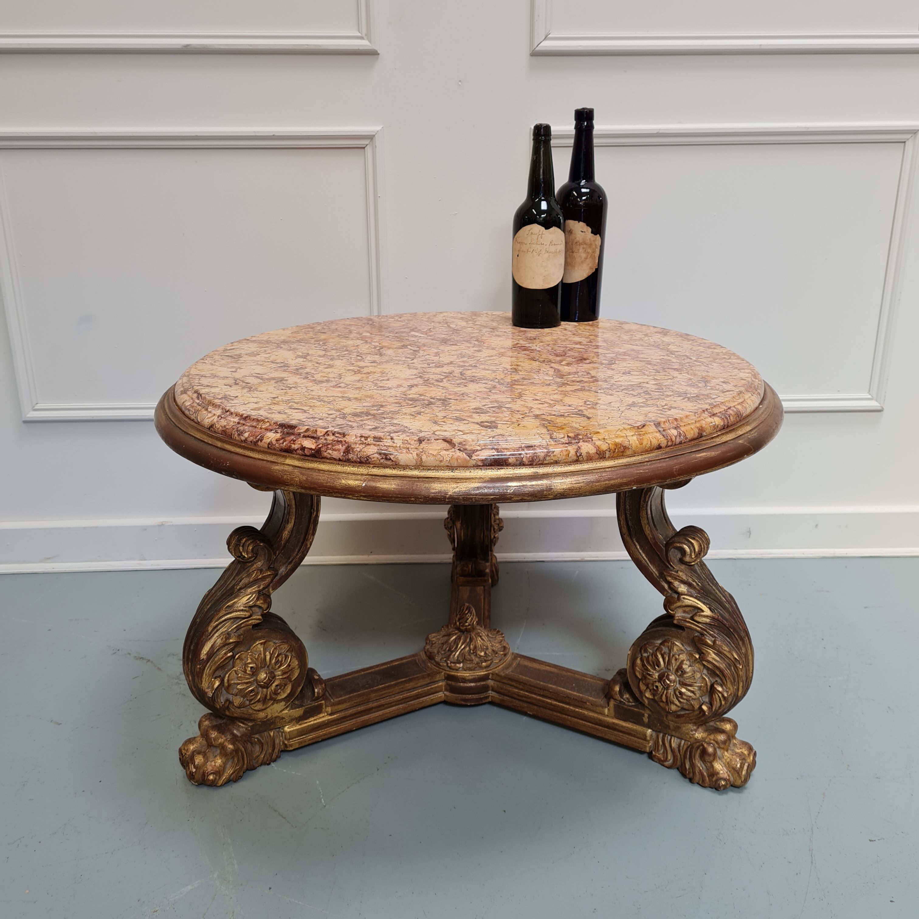 Vintage French Coffee Table C1950