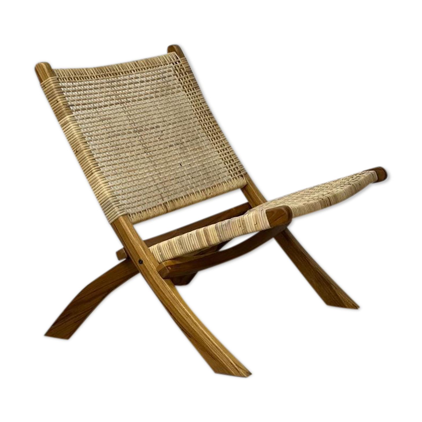 Fauteuil en osier