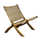 Wicker armchair