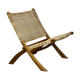 Fauteuil en osier