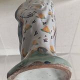 Vierge à l'enfant 18 ème en faïence de Nevers