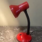 Red and black desk lamp