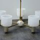 Lustre suspension Vintage Design Perplex 5 feux