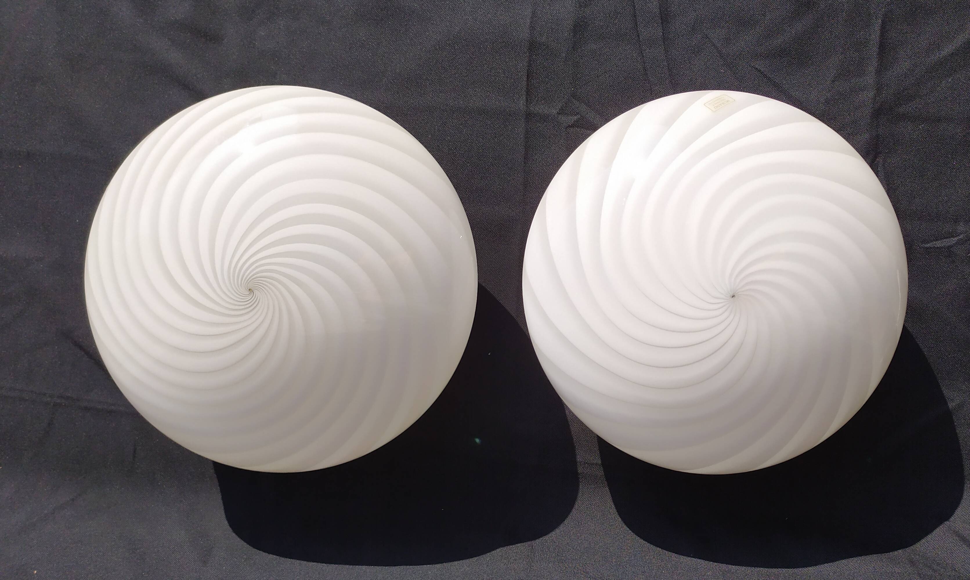Appliques cinétiques Venini, 1960s, Set de 2