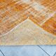 Tapis vintage orange surteint