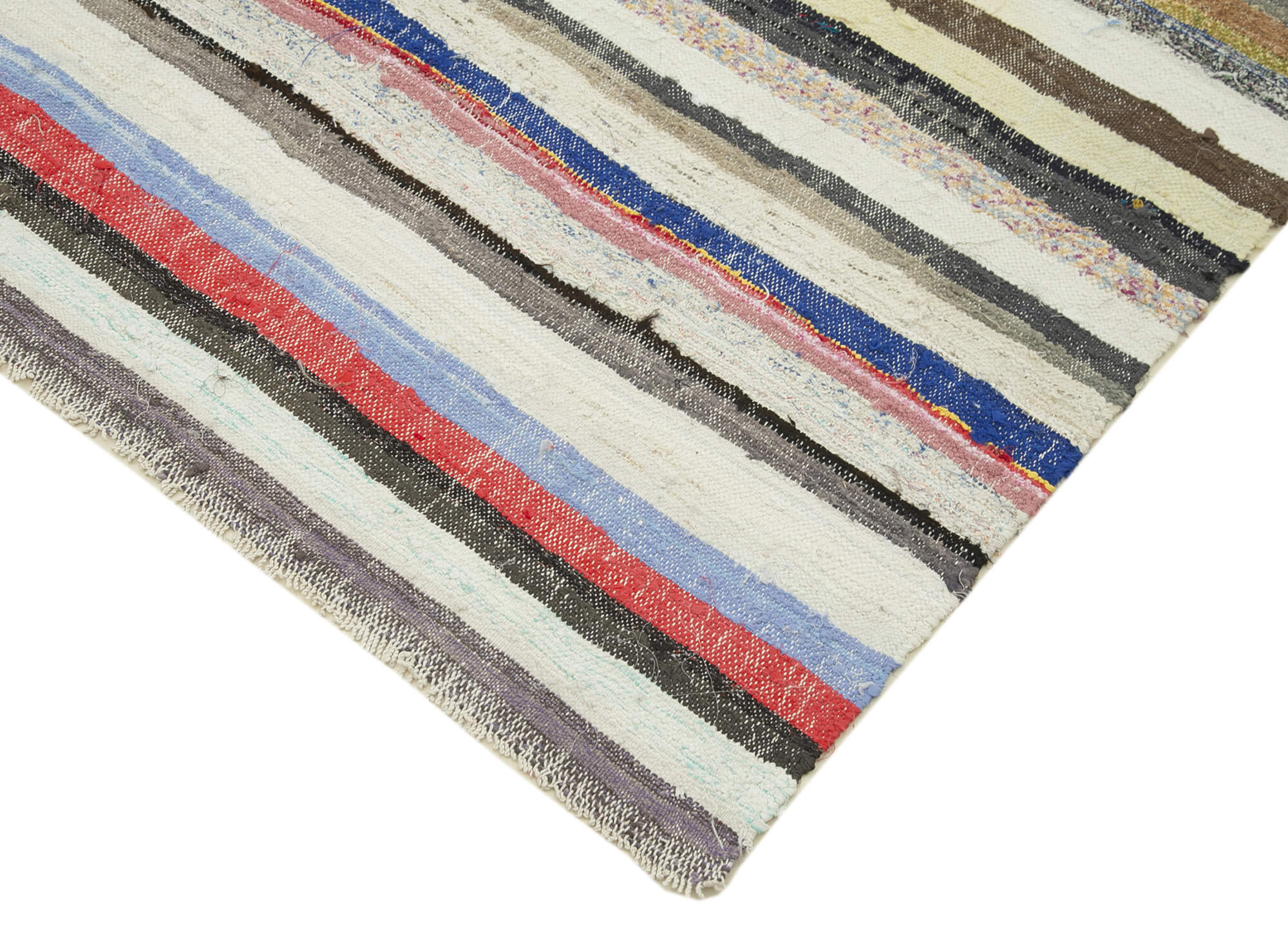 Anatolian handmade bohemian 1970s 156 cm x 319 cm wool kilim