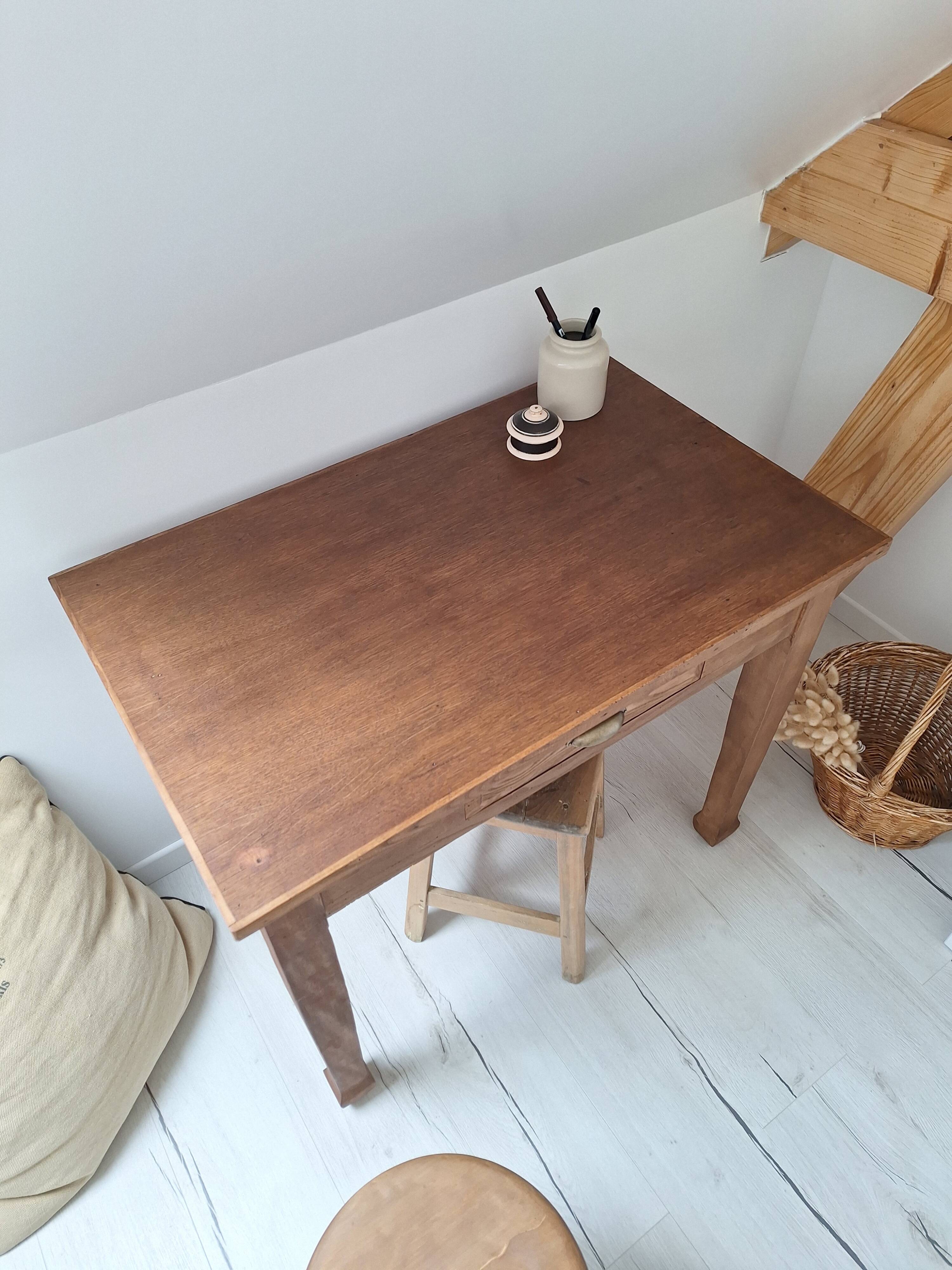 Vintage Country Farmhouse Desk / Console / Side Table