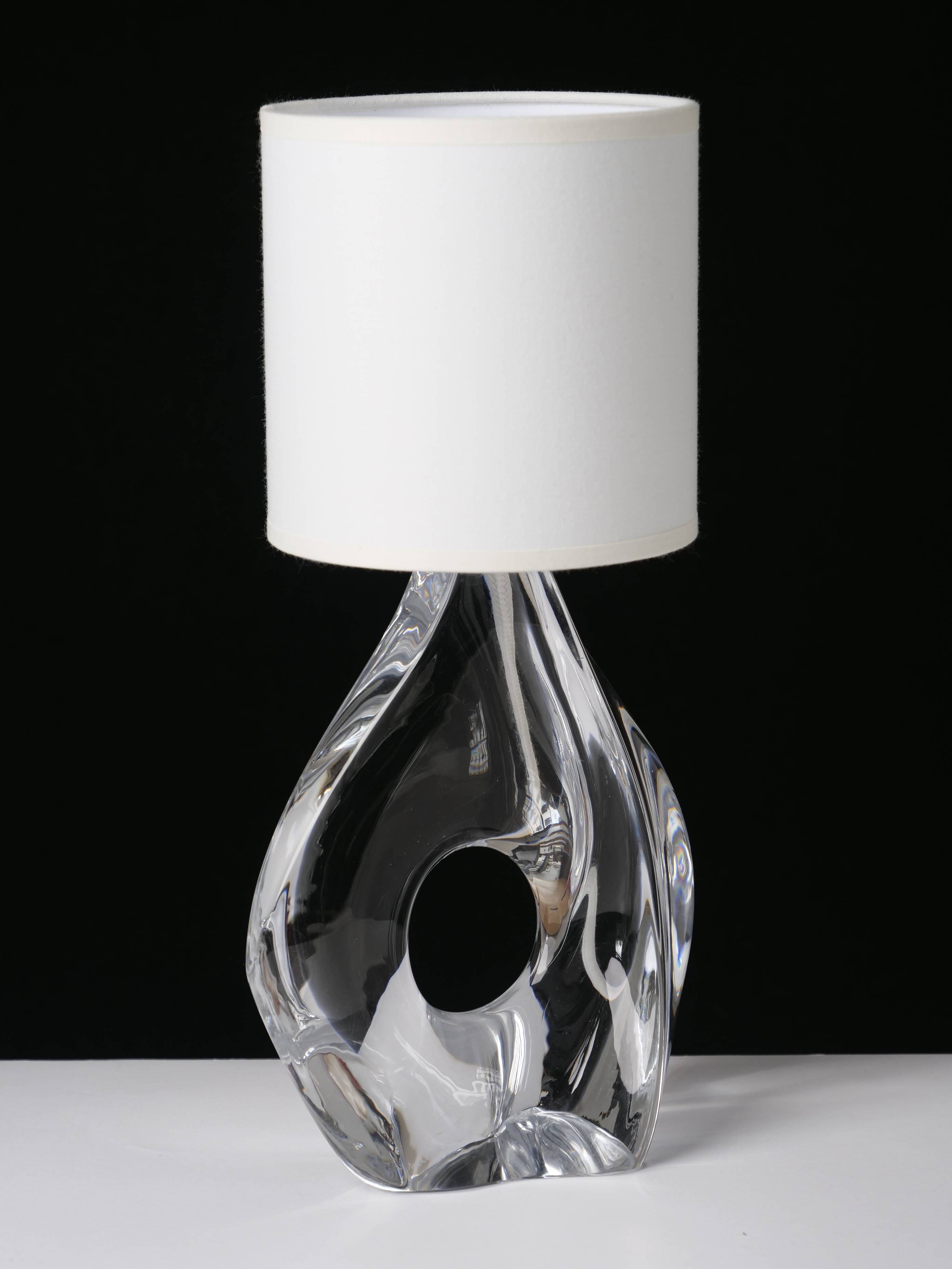 Crystal bedside lamp from daum france