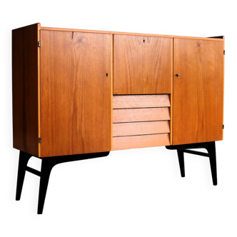 Buffet en teck, Suède années 60
