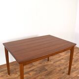 Mid-Century Danish Teak Extendable Dining Table, 1960s.