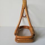 Porte bouteille rotin
