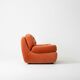 Orange Bubble chair from the 1970s.