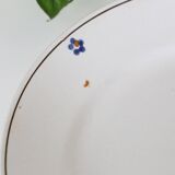 Round dish Saint Amand, 1940, French manufacture, vintage