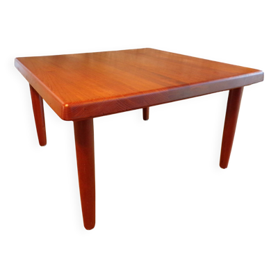 Table basse Niels Bach Danemark en teck 83x83cm