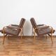 Mid-Century Swedish Armchairs from Göte Möbel, 1960s, Set of 2
