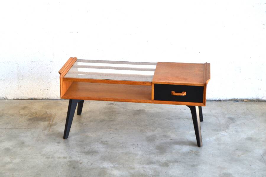 Table basse en chêne par G-plan * 88 cm