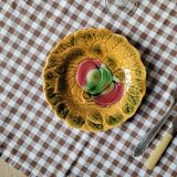 La Redoute x Selency set of 4 Sarreguemines fruit barbotine plates