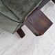 1960s, Danish highback relax chair, furniture velour, ash wood.