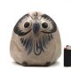 Mexican ceramic owl, sculpture from Mexico, 1970s.