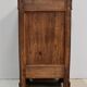 Bedside table in solid walnut with Marble Ste Anne, 1900