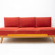 Mid century folding sofabed, 1960´s, Czechoslovakia