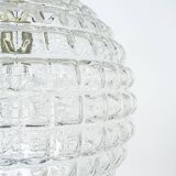 Stunning crystal glass pendant, Peill & Putzler, Germany, 1970s