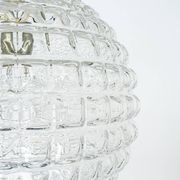 Stunning crystal glass pendant, Peill & Putzler, Germany, 1970s