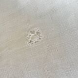 Antique embroidered linen cloth
