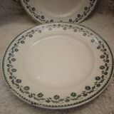 2 vintage Georgette dinner plates.