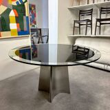 Round table by Luigi Saccardo for Maison Jansen, 1970