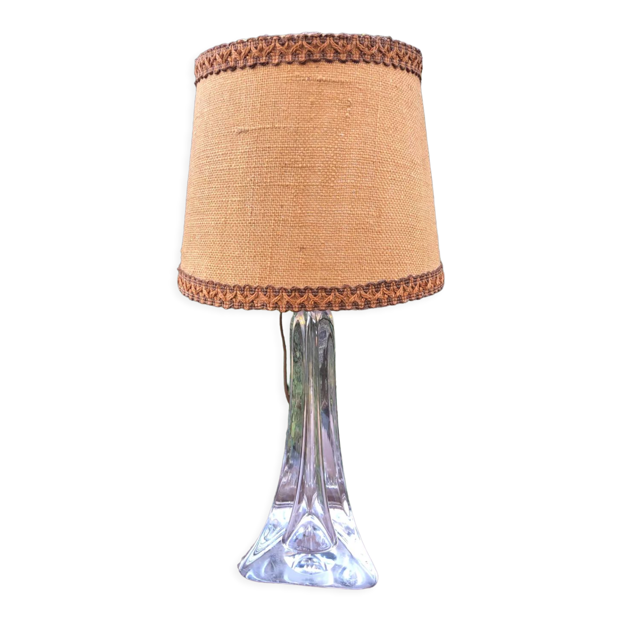 Crystal lamp foot