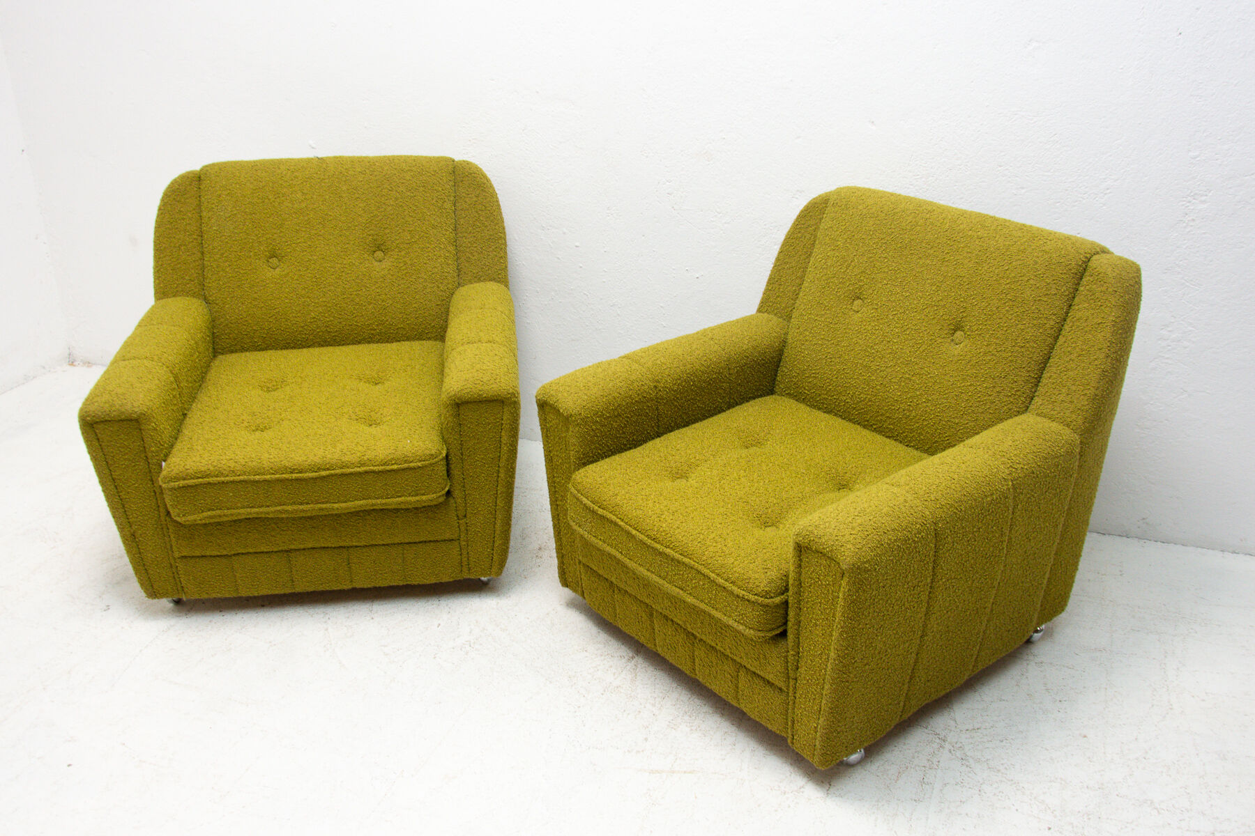 Eastern bloc vintage living room set, Czechoslovakia, 1970