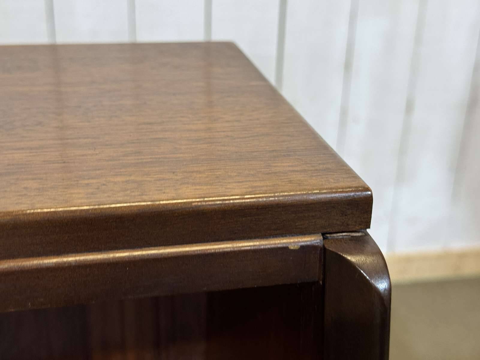 1970s GPlan mahogany display cabinet