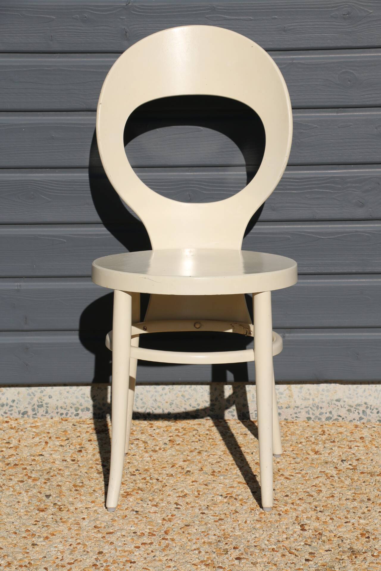 4 BAUMANN white seagull chairs