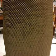 Fauteuil boutonné du milieu du siècle avec pieds en métal