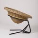 Arnold Bueno rattan and metal armchair by Mesquita