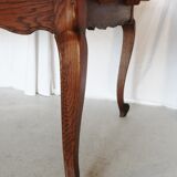 Extendable rectangular table with Italian extension cords