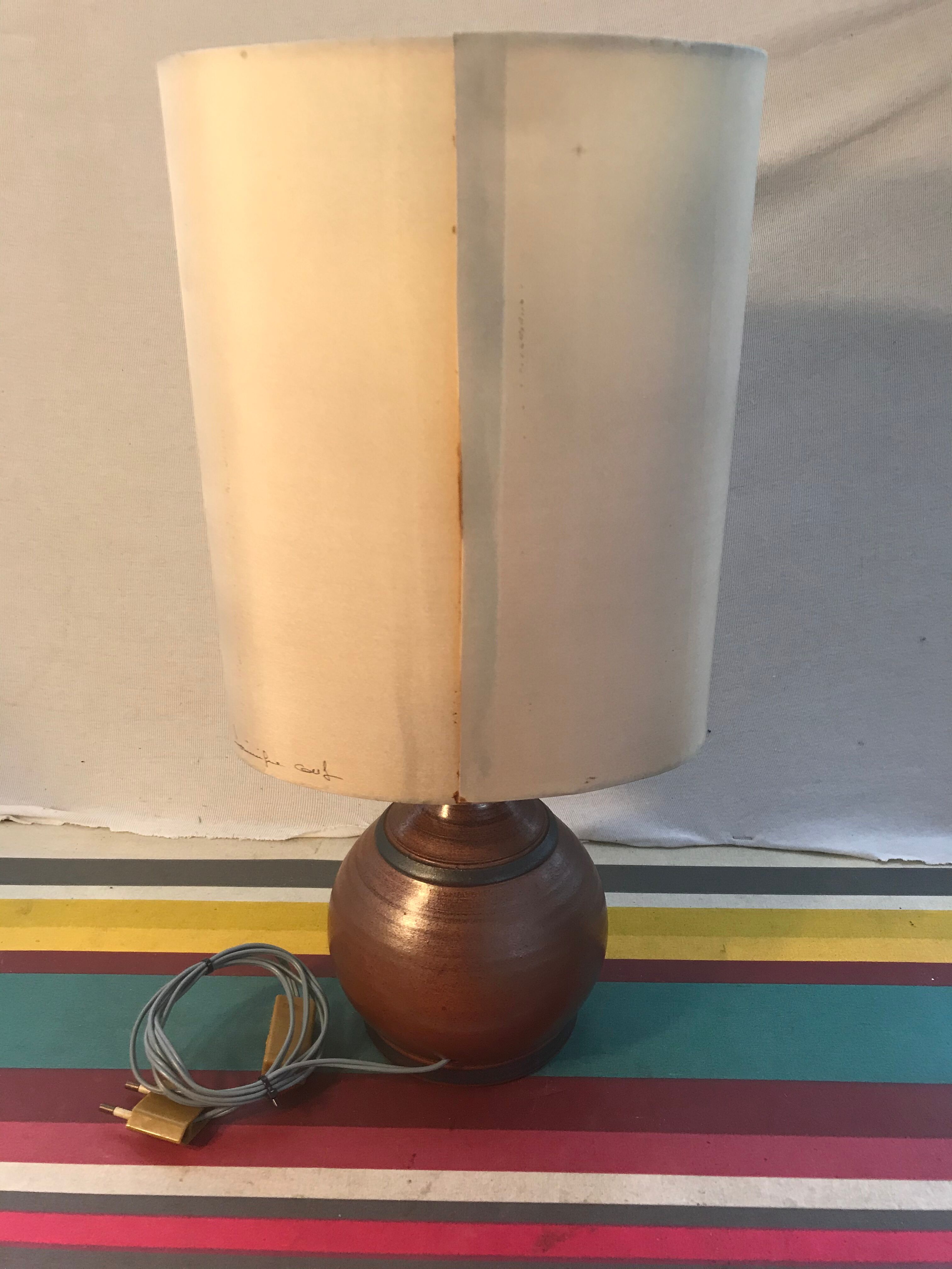 Former sandstone lamp Atelier St Simon