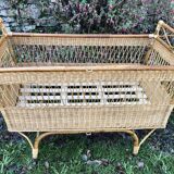 Rattan cot