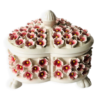 Jewelry box flowers 50s slip