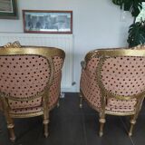 Bergère armchairs